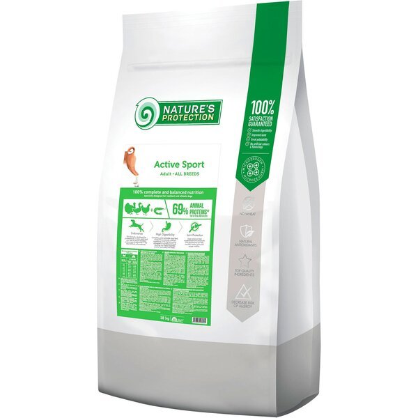 

Сухой корм для собак Nature's Protection Active Sport Adult All Breeds 18 кг