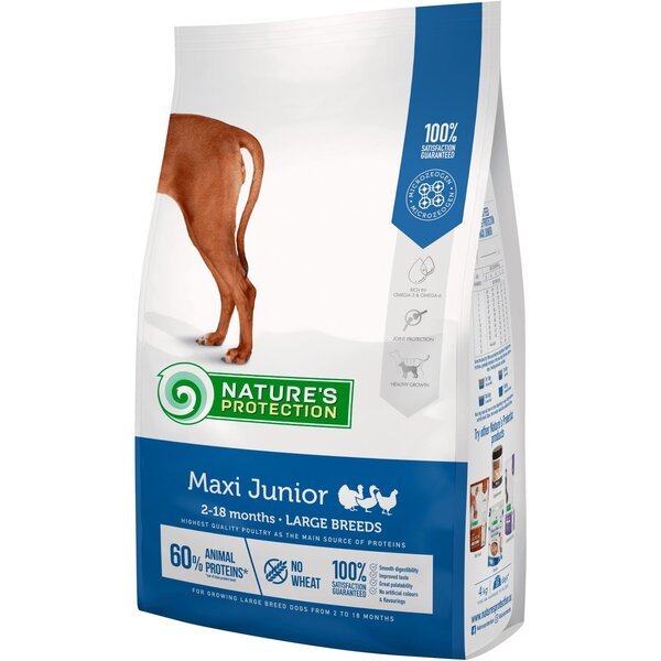

Сухой корм для щенков Nature's Protection Maxi Junior Large Breeds 4 кг