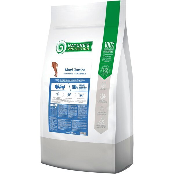 

Сухой корм для щенков Nature's Protection Maxi Junior Large Breeds 18 кг