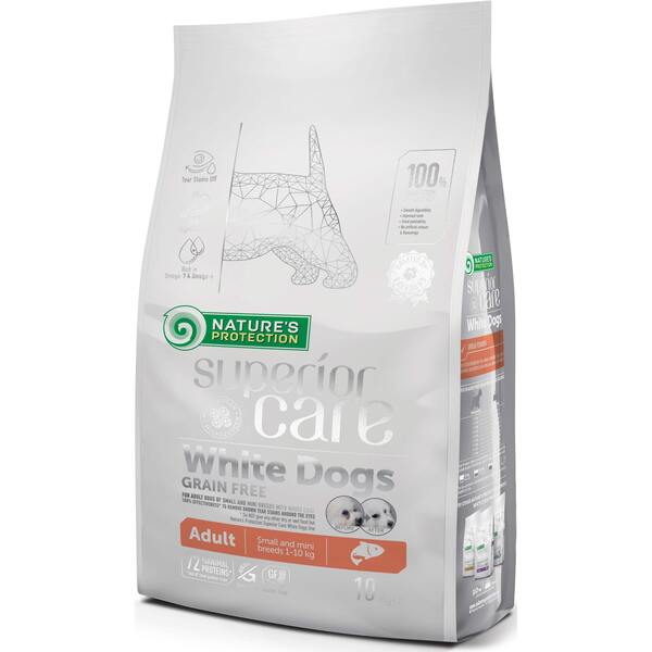 

Сухой беззерновой корм для собак с белой шерстью Nature's Protection Superior Care Adult Small and Mini Breeds 10 кг