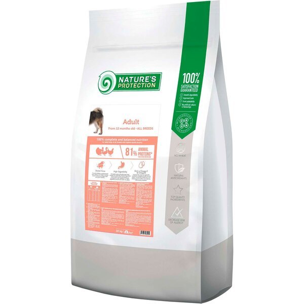 

Сухой корм для собак Nature's Protection Adult All Breeds 18 кг