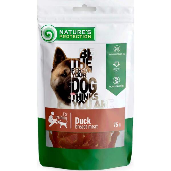 

Лакомство для собак Nature's Protection снеки из утки 75 г
