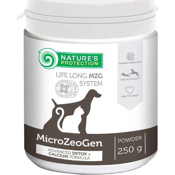 Кормовая добавка для собак и котов с кальцием Nature's Protection MicroZeoGen 250 г