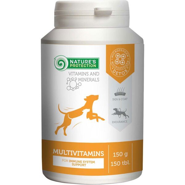 Мультивитаминная добавка к корму для собак Nature's Protection Multivitamins 150 табл.