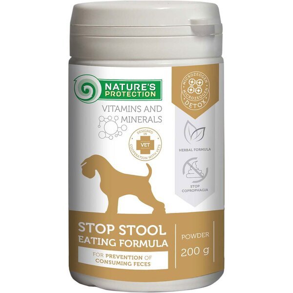 Добавка к корму для отучения собак от поедания фекалий Nature's Protection Stop Stool Eating Formula 200 г