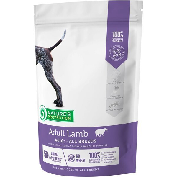 Сухой корм для собак Nature's Protection Adult Lamb All Breeds 500 г