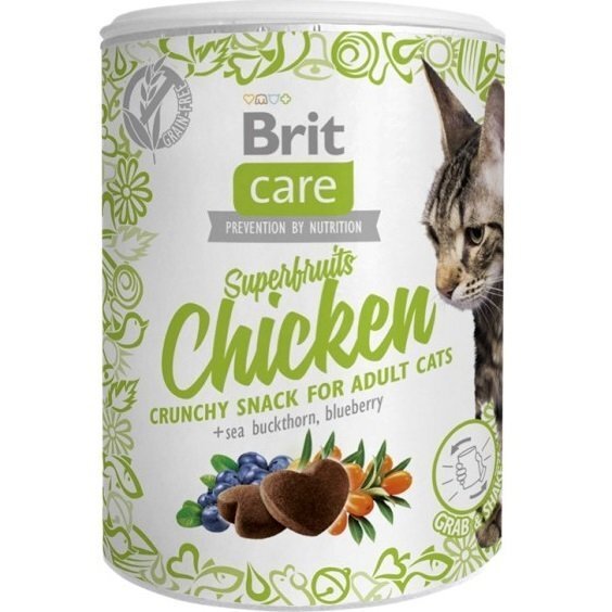 Лакомства для кошек Brit Care Snack Superfruits, 100 г