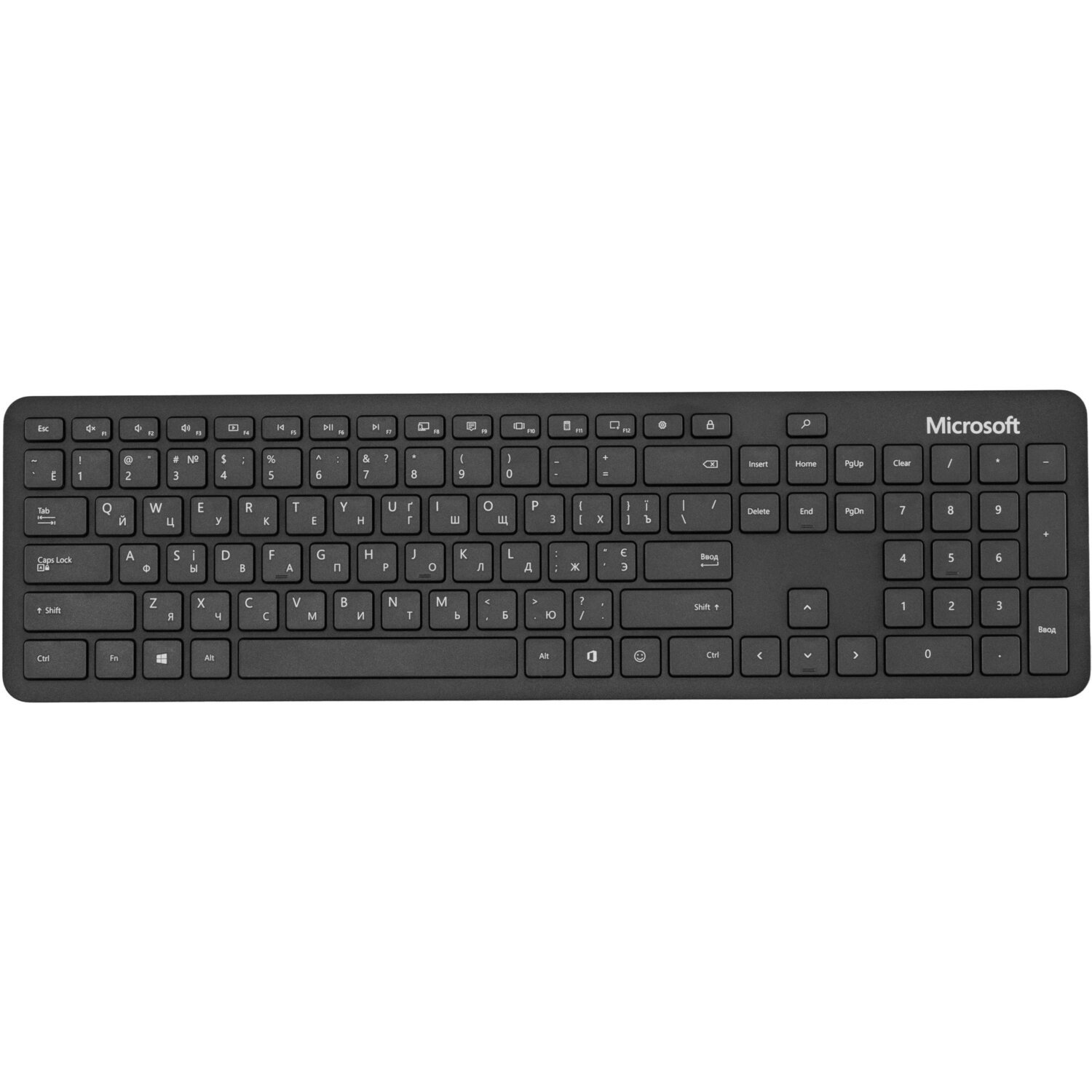 Клавіатура Microsoft Bluetooth Keyboard BT, black (QSZ-00011)фото