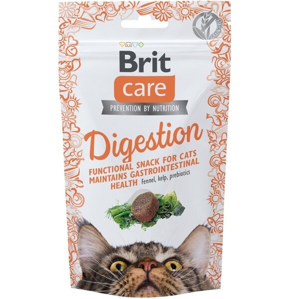 

Лакомства для кошек Brit Cat Snack Digestion с тунцем, 50 г