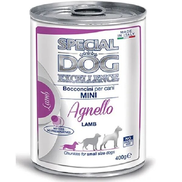 

Консерва для собак Monge Spesial Dog Exellence Mini ягненок 400 г