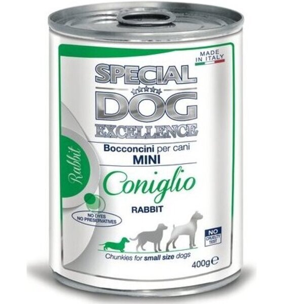 

Консерва для собак Monge Spesial Dog Exellence Mini Adult кролик 400 г
