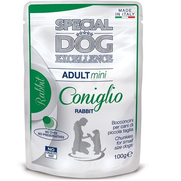 

Влажный корм для собак Monge Spesial Dog Exellence Mini кролик 100 г