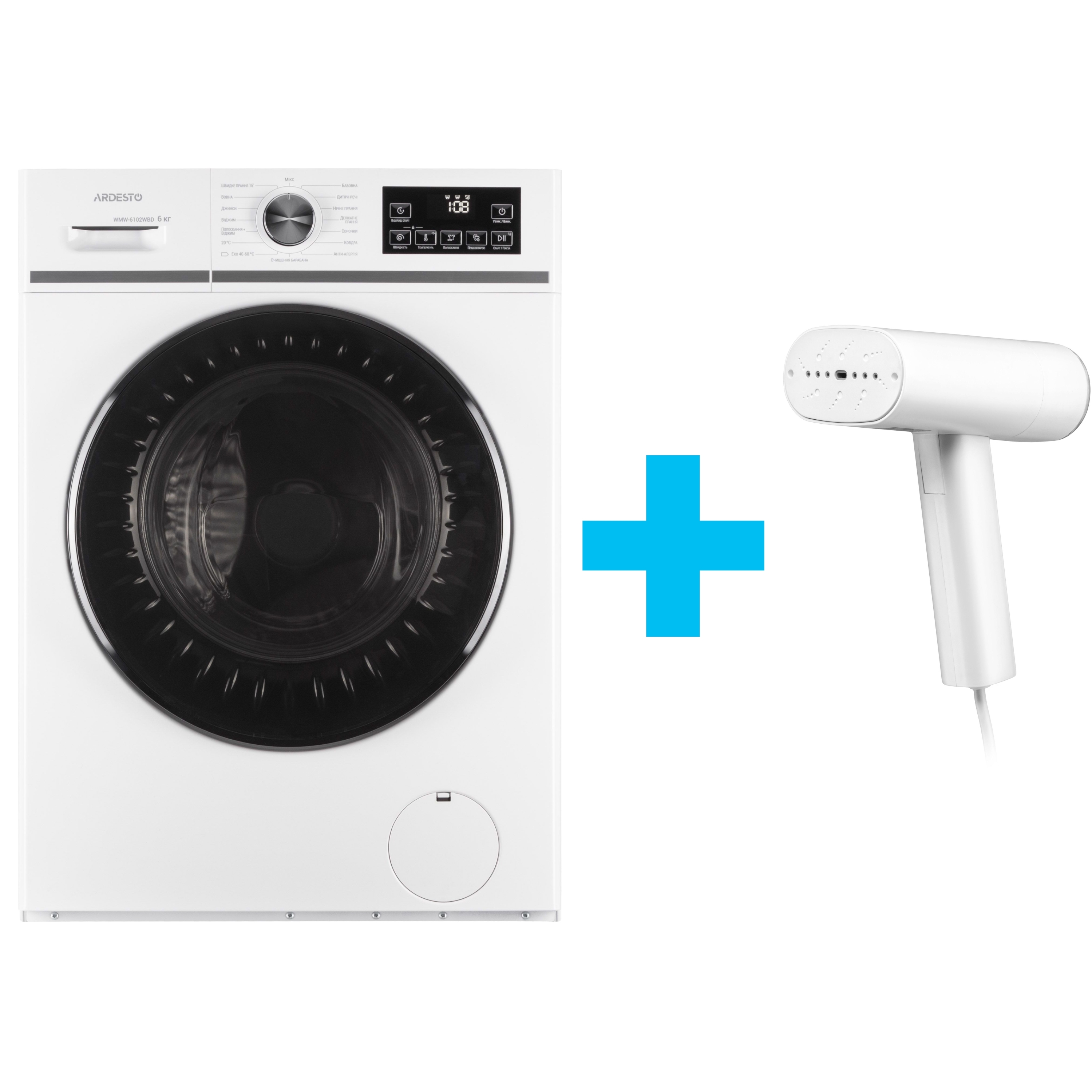 Пральна машина ARDESTO WMW-6102WBD Whiteфото1
