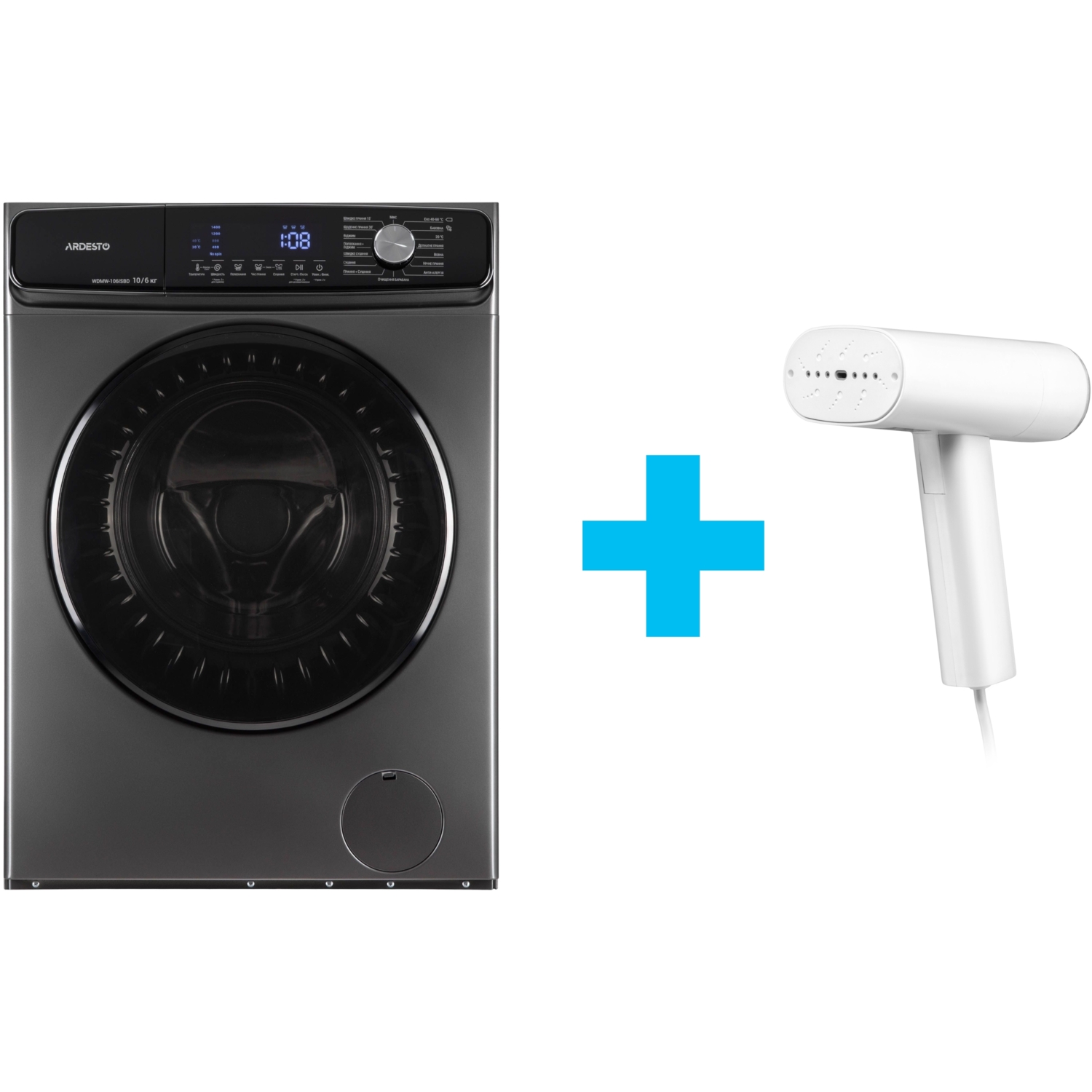 Прально-сушильна машина ARDESTO WDMW-106ISBDфото