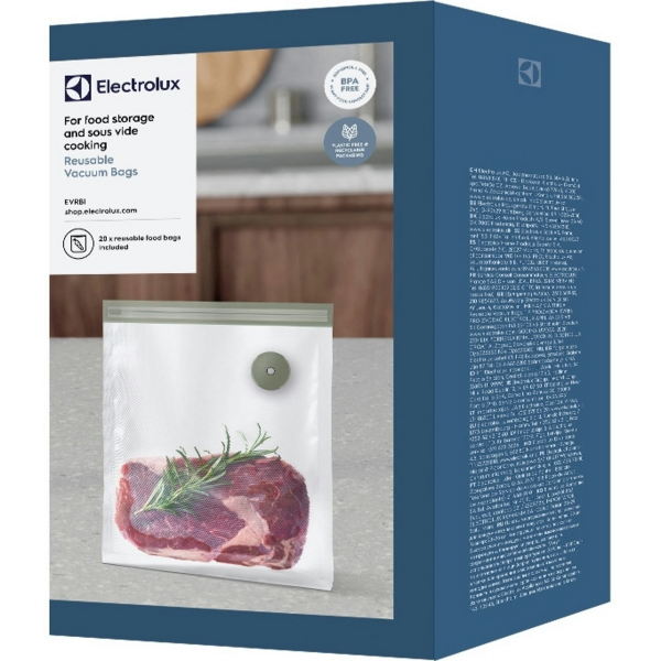 

Пакеты для вакуумирования Electrolux многоразовые, 23х26см, 20шт