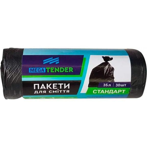 

Пакеты для мусора Mega Tender Standard 35л*30шт