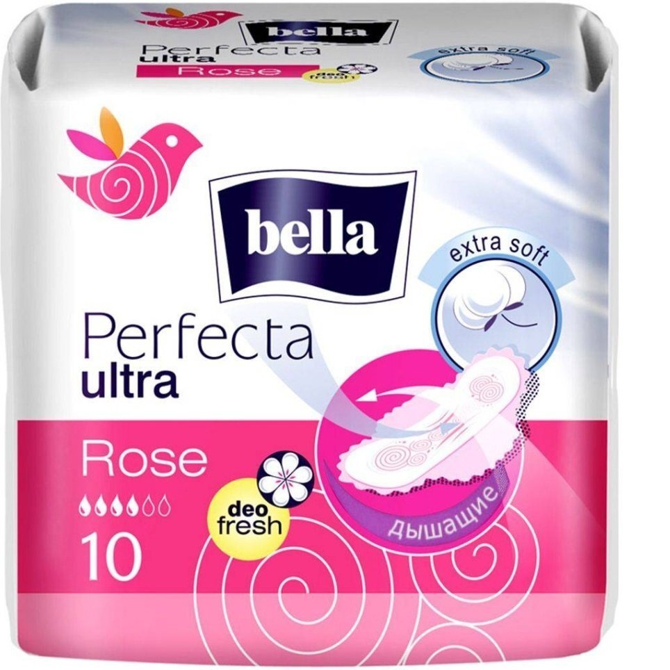 Прокладки гигиенические Bella Perfecta Ultra Rose deo fresh 10шт фото 