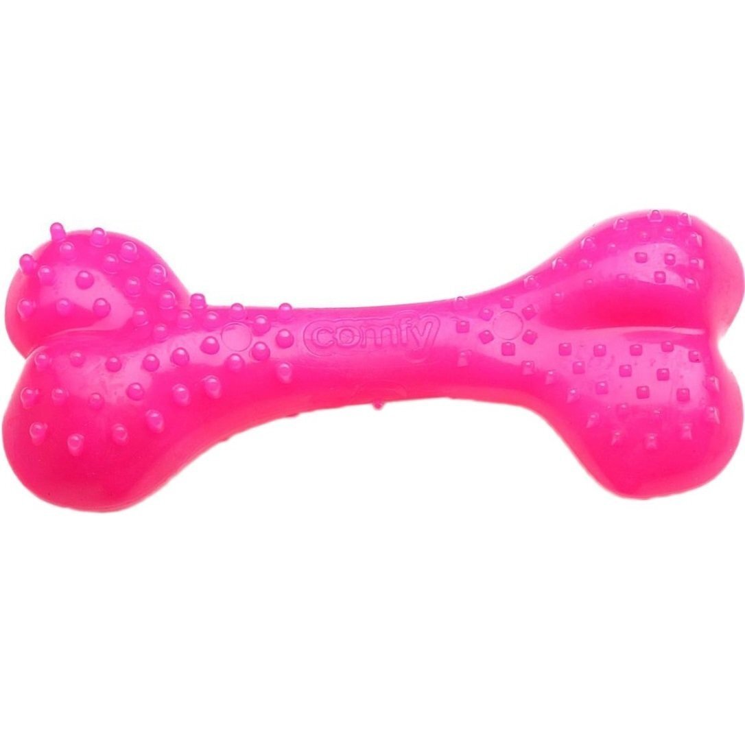 Іграшка для собак Comfy Mint Dental Bone кістка 12.5см Рожевафото