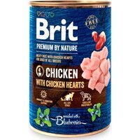 Влажный корм для собак Brit Premium Курица с куриным сердцем 400 г