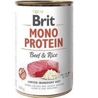 Корм для собак Brit Mono Protein с говядиной и рисом 400 г