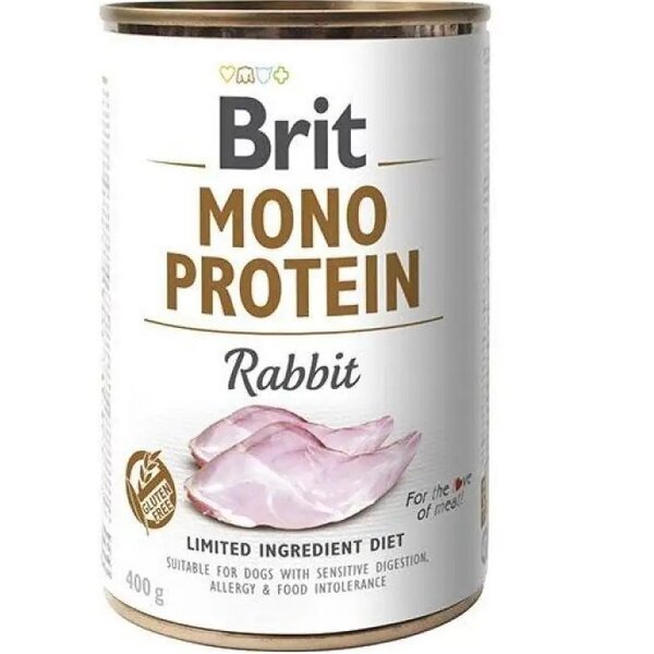 

Корм для собак Brit Mono Protein с кроликом 400 г