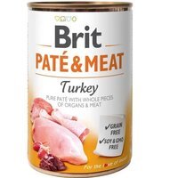 Корм для собак Brit Paté & Meat зі смаком індички та курки 400 г