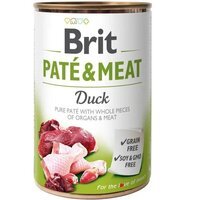 Корм для собак Brit Paté & Meat зі смаком качки та курки 400 г