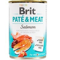 Корм Brit Pate & Meat для собак с лососем 400г