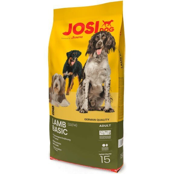 

Сухой корм для собак JosiDog Lamb Basic 15 кг
