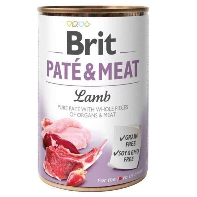 Корм із ягням для собак Brit Pate &amp; Meat Lamb 400 гфото