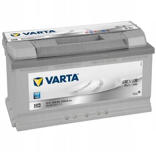 Акція на Автомобильный аккумулятор Varta 100Ah-12v SD (H3), R+, EN830 (523727) (600 402 083) від MOYO