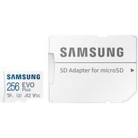 Карта памяти Samsung Evo Plus microSDXC 256GB UHS-I U1 V10 A1 + SD адаптер (MB-MC256KA/EU)