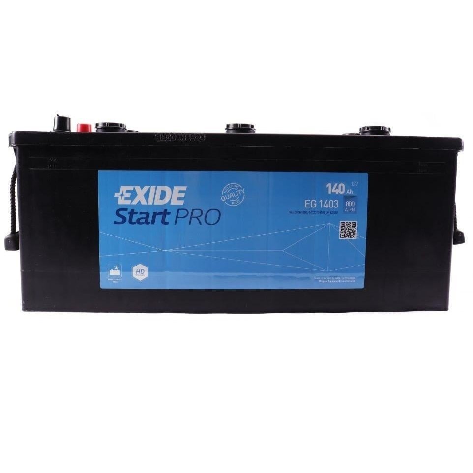 Автомобильный аккумулятор Exide 140Ah-12v Start PRO, обратн, EN800 (5237607344) фото 