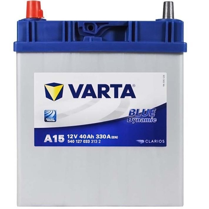Автомобильный аккумулятор Varta 40Ah-12v BD (A15), L+, EN330 Азия, клеммы тонкие (5237157) (540 127 033) фото 