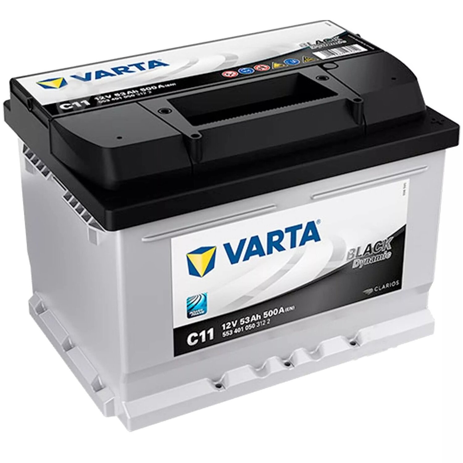Автомобильный аккумулятор Varta 53Ah-12v BLD (C11), R+, EN500 (5237301324) (553 401 050) фото 