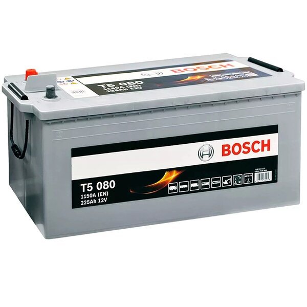 Акція на Автомобильный аккумулятор Bosch 225Ah-12v (T5080), обратн, EN1150 (5237437132) від MOYO