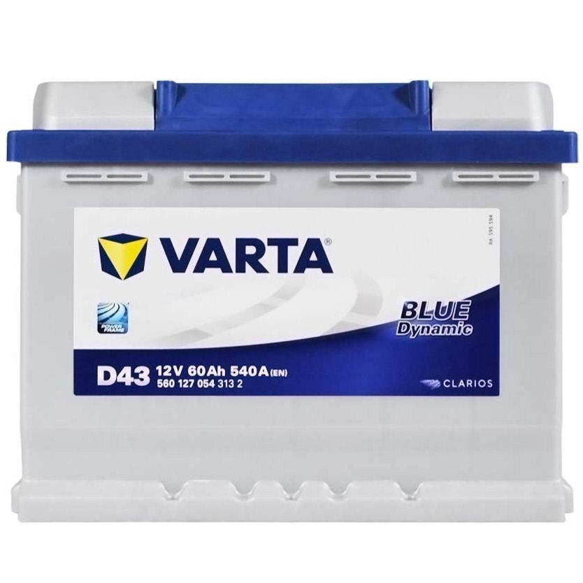 Автомобільний акумулятор Varta 60Ah-12v BD (D43), L+, EN540 (523796) (560 127 054)фото1