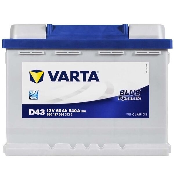 Акція на Автомобильный аккумулятор Varta 60Ah-12v BD (D43), L+, EN540 (523796) (560 127 054) від MOYO