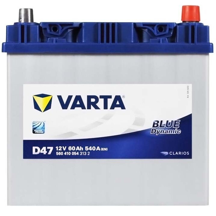 Автомобильный аккумулятор Varta 60Ah-12v BD (D47), R+, EN540 Азия (523704) (560 410 054) фото 
