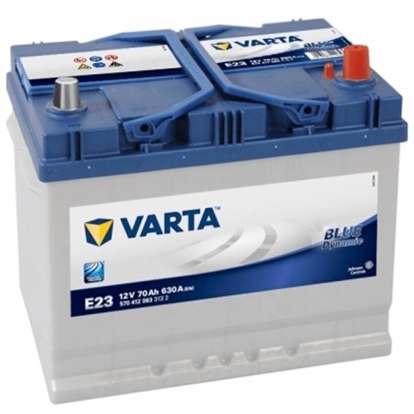 Автомобильный аккумулятор Varta 70Ah-12v BD (E23), R+, EN630 Азия (523799) (570 412 063) фото 