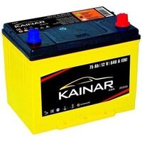 Автомобильный аккумулятор Kainar 75Ah-12v Asia, R+, EN640 Азия (5237947309) (070 341 0 110)