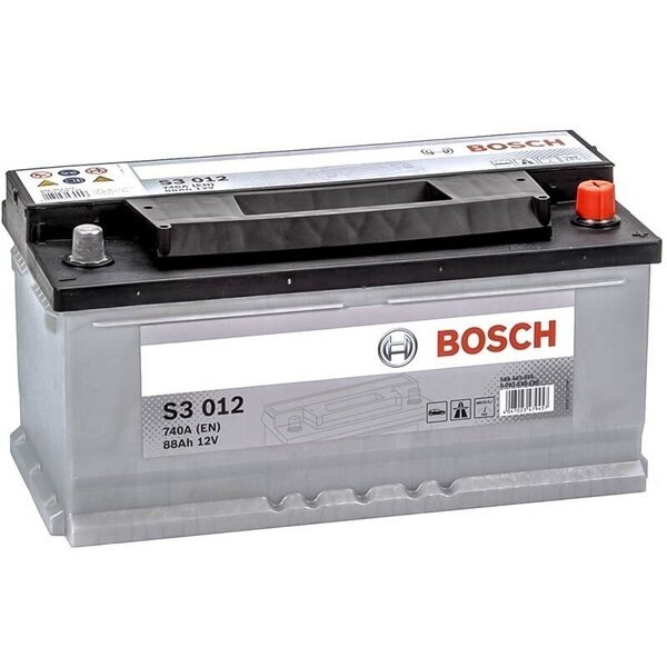 Акція на Автомобильный аккумулятор Bosch 88Ah-12v (S3012), R+, EN740 (5237808879) (0092S30120) від MOYO