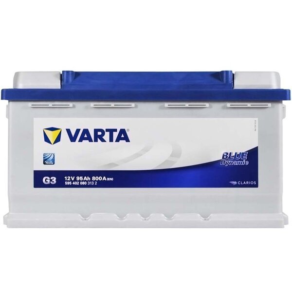 Акція на Автомобильный аккумулятор Varta 95Ah-12v BD (G3), R+, EN800 (523798) (595 402 080) від MOYO