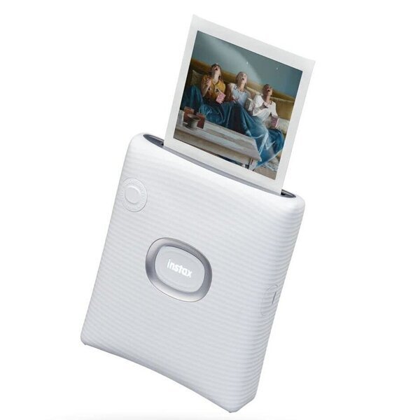 Акція на Фотопринтер Fujifilm INSTAX SQUARE LINK Ash White (16785470) від MOYO