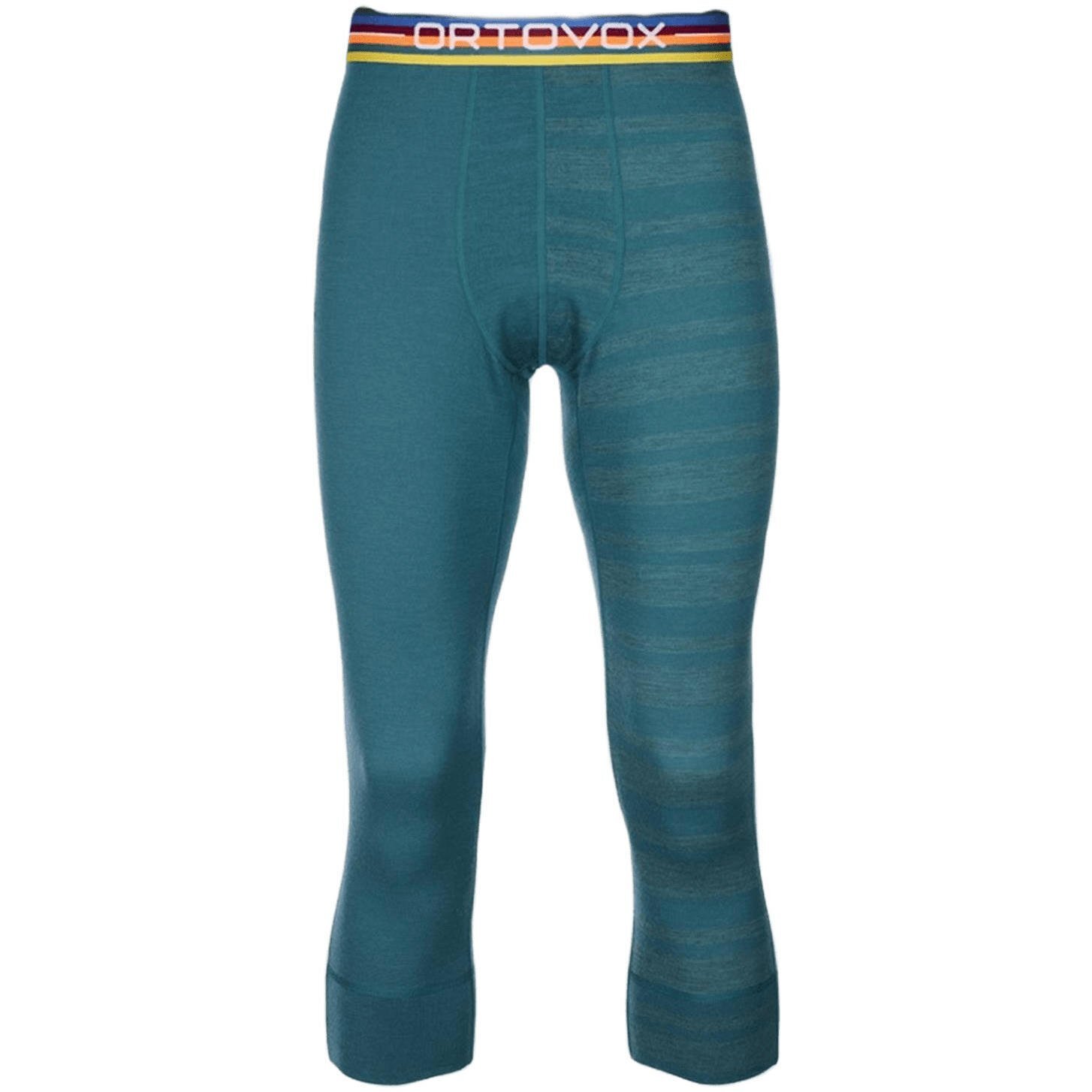 Термоштани чоловічі Ortovox 185 Rock`N`Wool Short Pants M pacific green XL бірюзовийфото