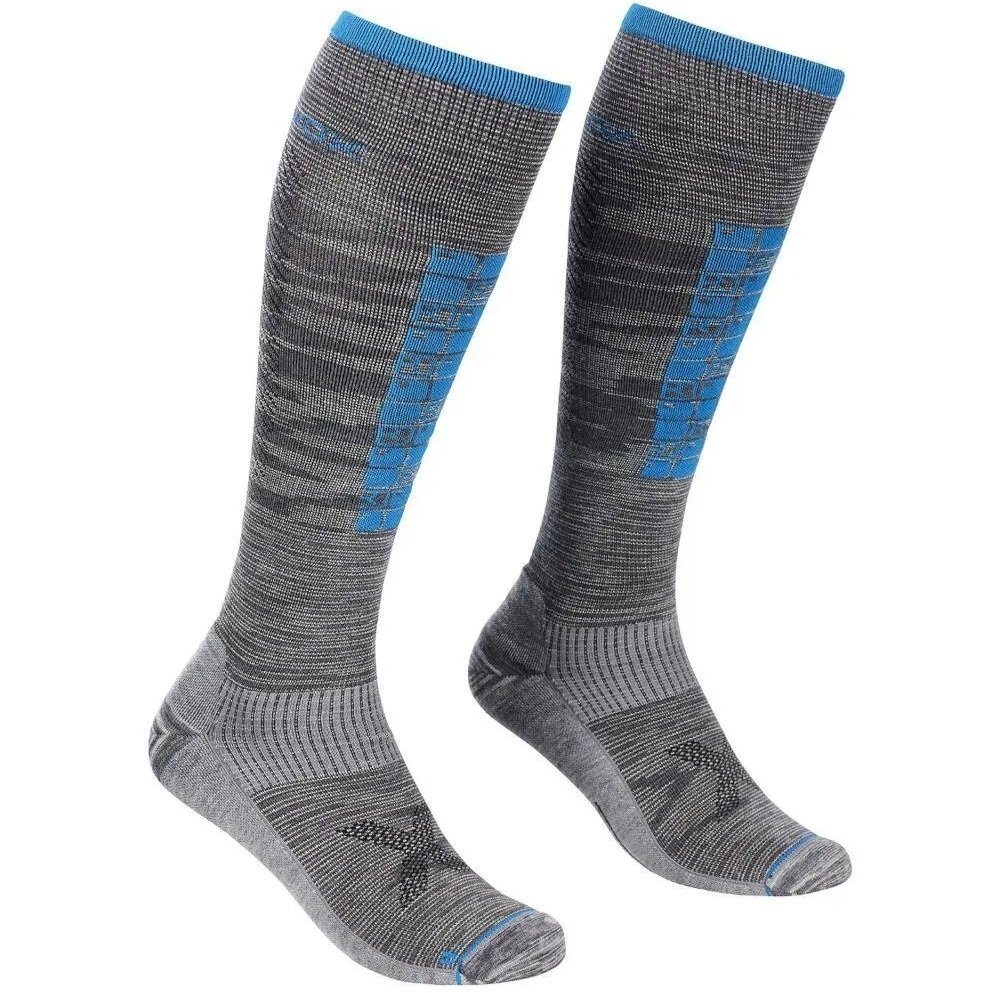 Шкарпетки чоловічі Ortovox Ski Compression Long Socks M grey blend 42-44 сірийфото