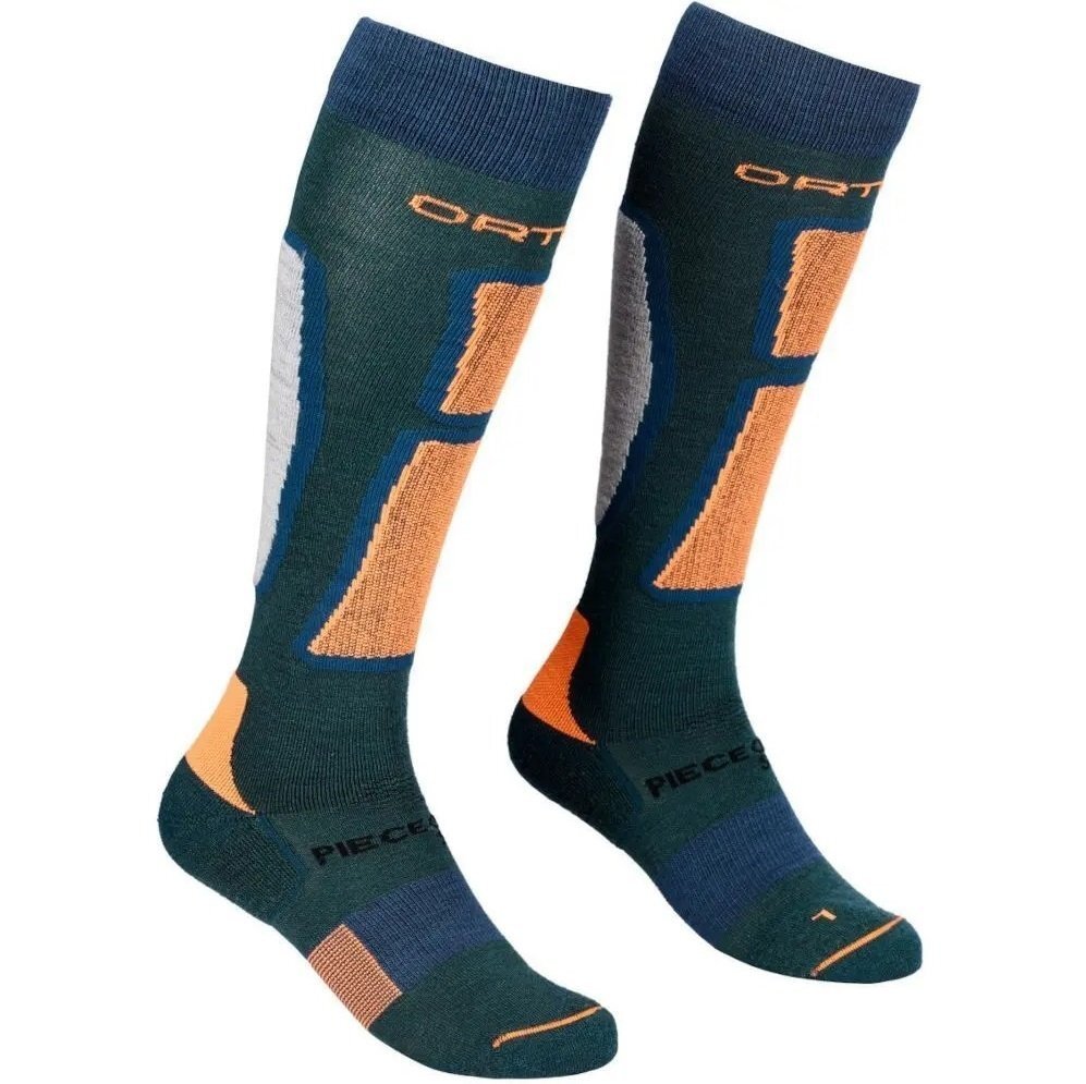 Носки мужские Ortovox Ski Rock'N'Wool Long Socks M pacific green 42-44 синий/зеленый фото 1