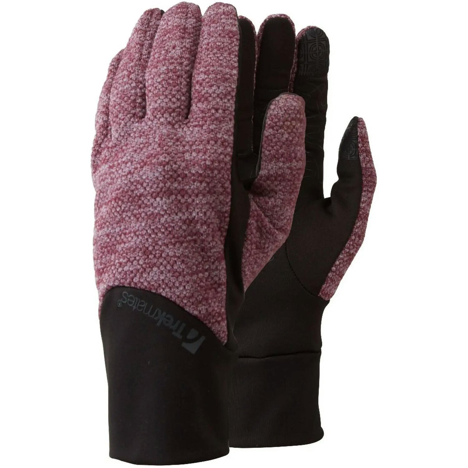 Перчатки Trekmates Harland Glove TM-006305 aubergine - S - фиолетовый/черный фото 