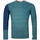 Термофутболка мужские Ortovox 185 Rock'N'Wool Long Sleeve M pacific green M бирюзовый