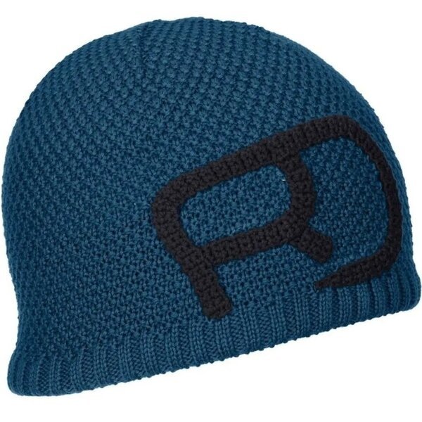 

Шапка мужская Ortovox Rock'N'Wool Beanie M petrol blue M синий